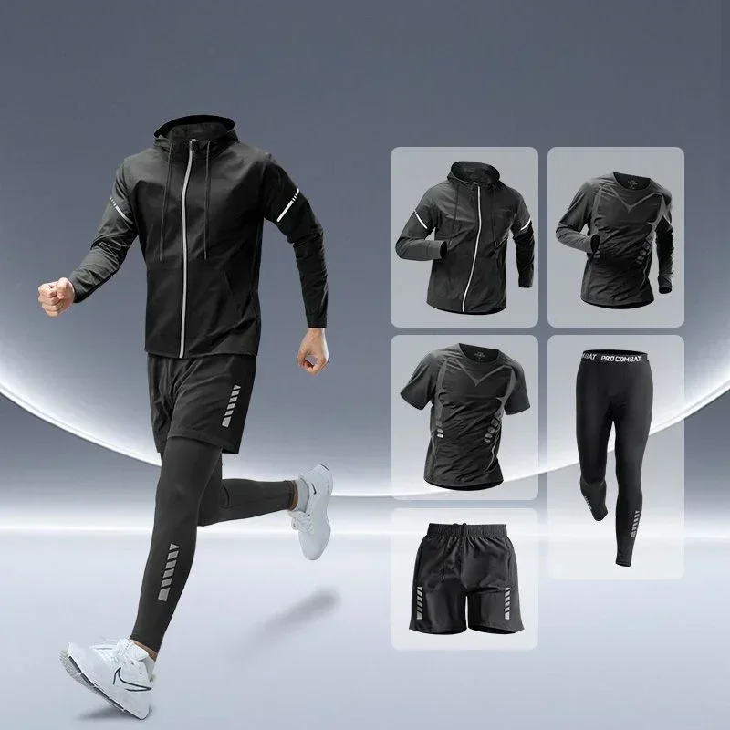 Running Gear Outfit - طقم تدريب رياضي جديد للرجال، ملابس