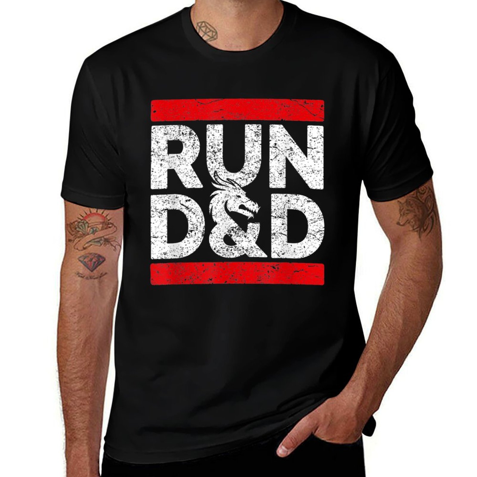 Running Gear Retro - تي شيرت لعبة ران دي آند