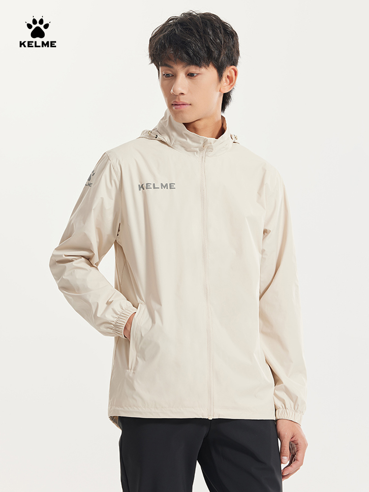 Reflective Running Jacket - KELME-سترة واقية رياضية للرجال ، مقاومة