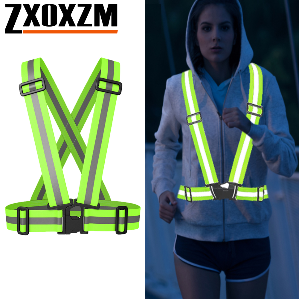 Reflective Running Jacket - قطعة واحدة من سترة الجري الليلية