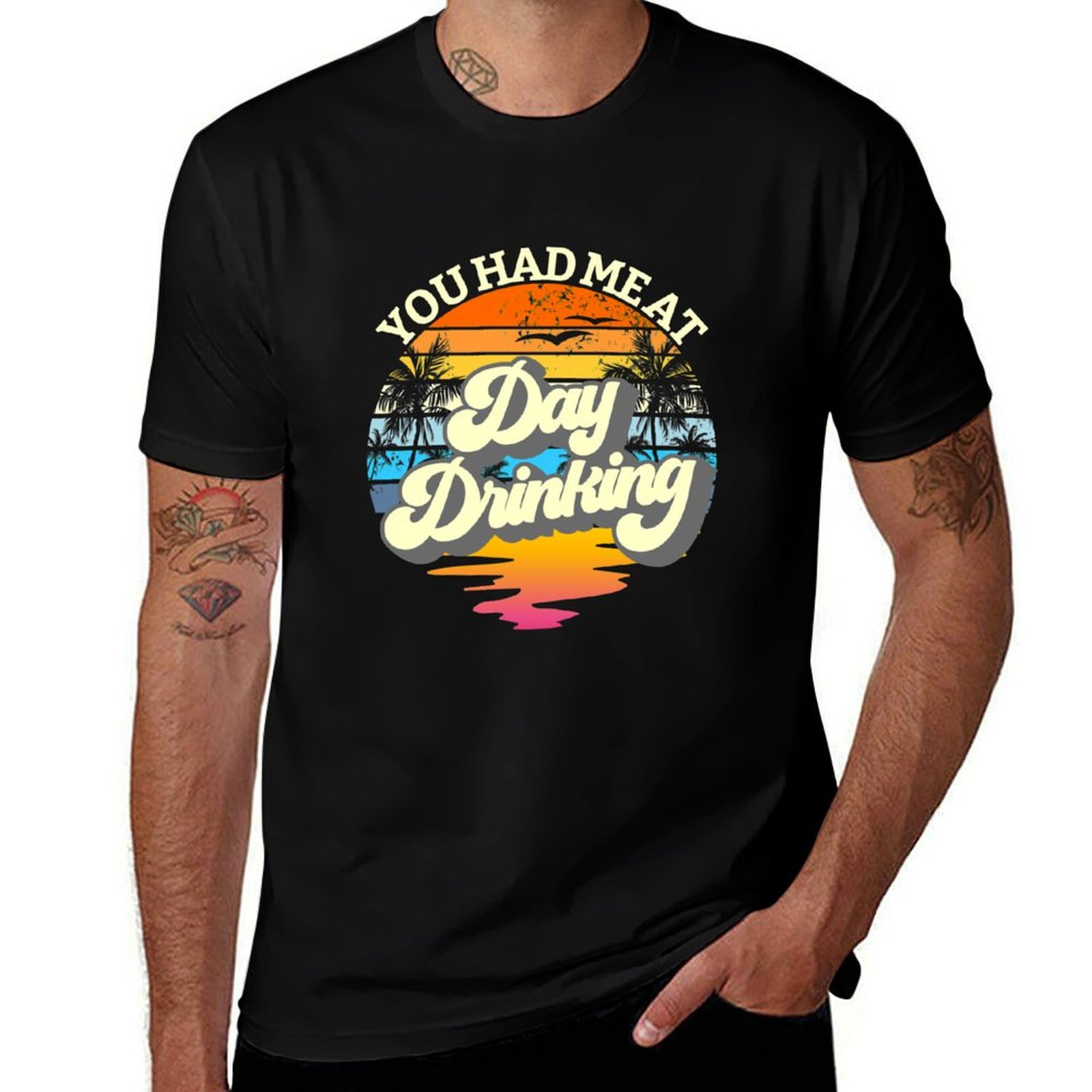 تي شيرت You Had Me At Day Drin - مراجعة Running Gear Retro وسعره