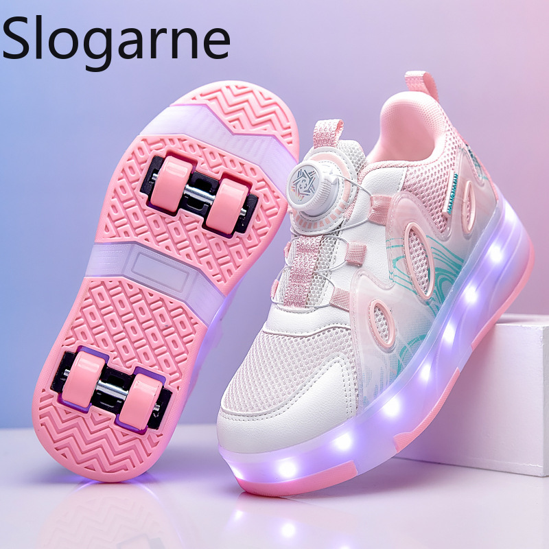 أحذية تزلج بعجلات شبكية جديدة  - مراجعة Running Gear Shoes وسعره