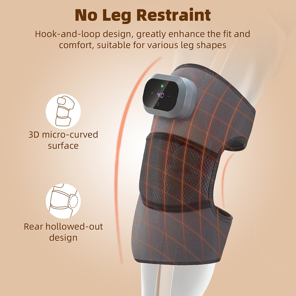 جهاز تدليك الركبة بالحرارة مع  - مراجعة Knee Support Brace وسعره