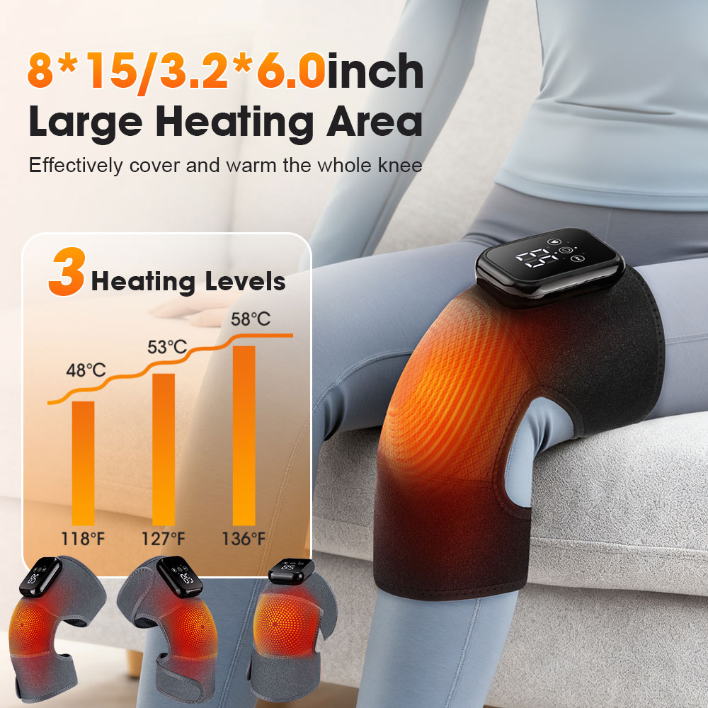 جهاز تدليك الركبة بالتسخين الك - مراجعة Knee Support Brace وسعره