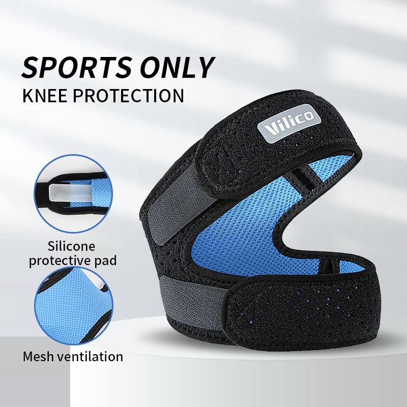 واقي ركبة مضغوط مرن مع فتحة لل - مراجعة Knee Support Brace وسعره