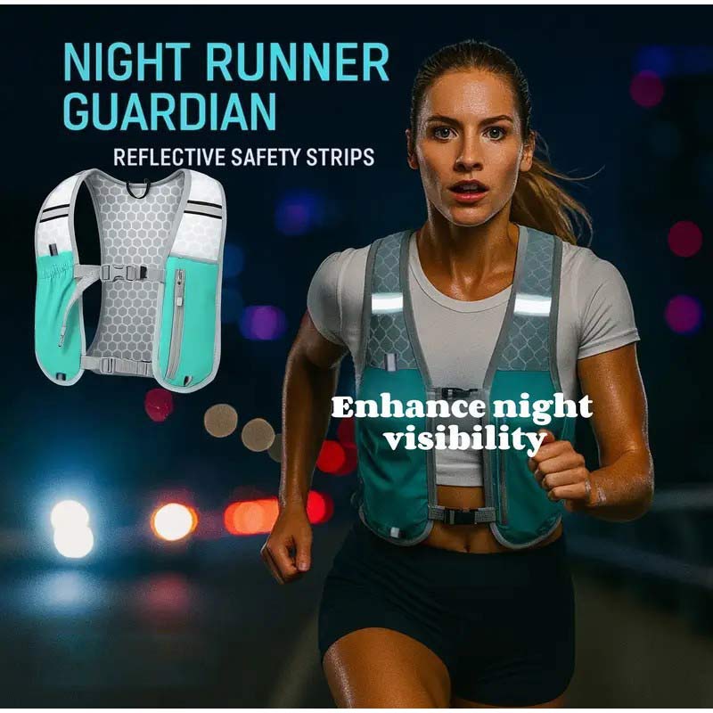 سترة جري خفيفة الوزن مع جيب لل - مراجعة Reflective Running Jacket وسعره