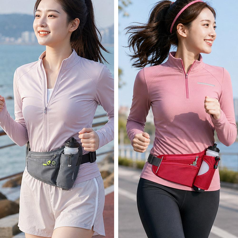حقيبة خصر مع حامل زجاجة ماء وح - مراجعة Running Gear Holder وسعره