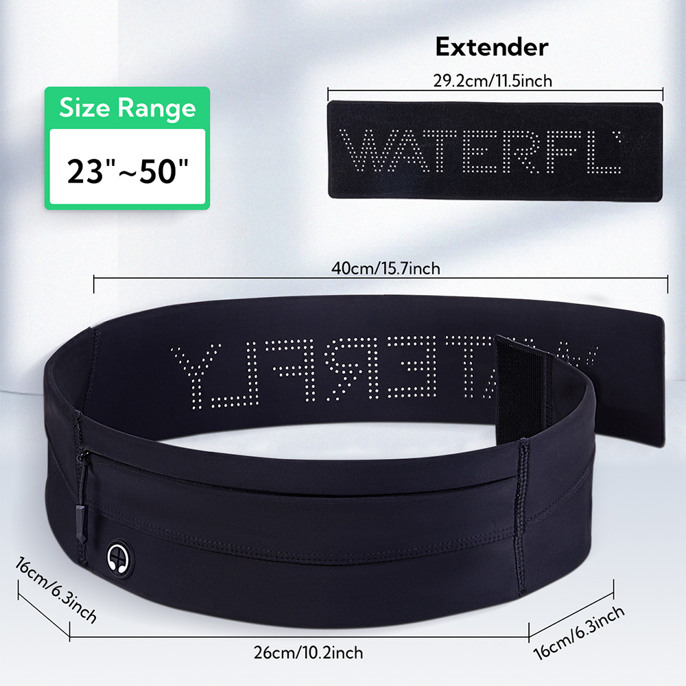 WATERFLY حزام الجري حزمة مراوح - مراجعة Running Gear Holder وسعره