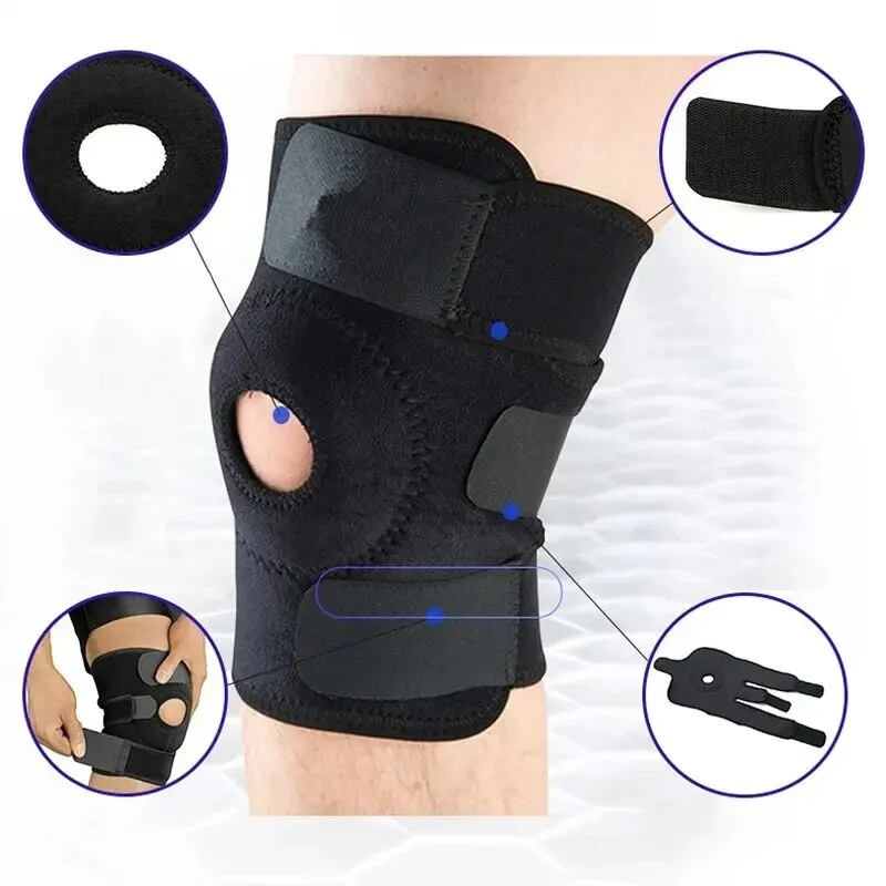 1 قطعة تنفس قابل للتعديل دعامة - مراجعة Knee Support Brace وسعره