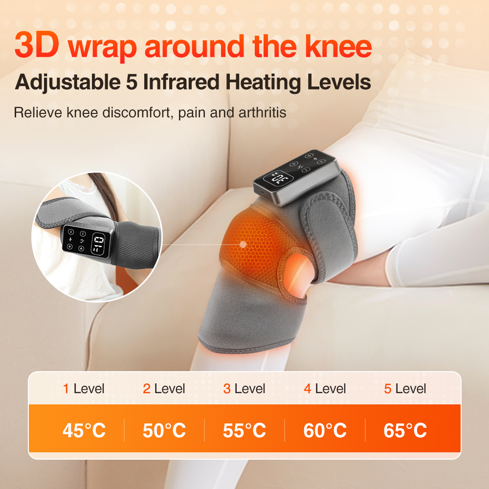 جهاز تدليك الركبة الكهربائي مع - مراجعة Knee Support Brace وسعره